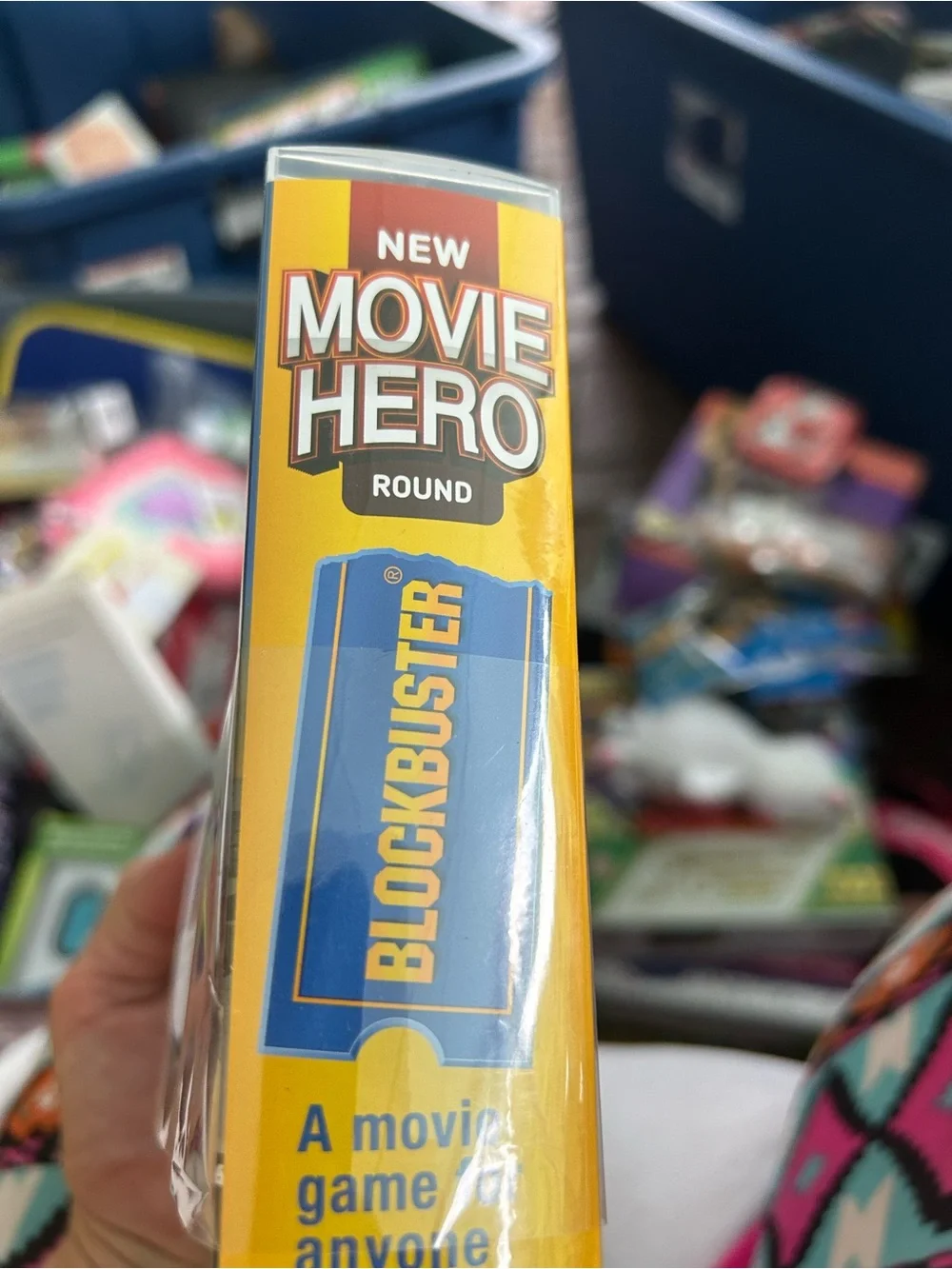 Movie Hero Party Game - Yellow & Blue